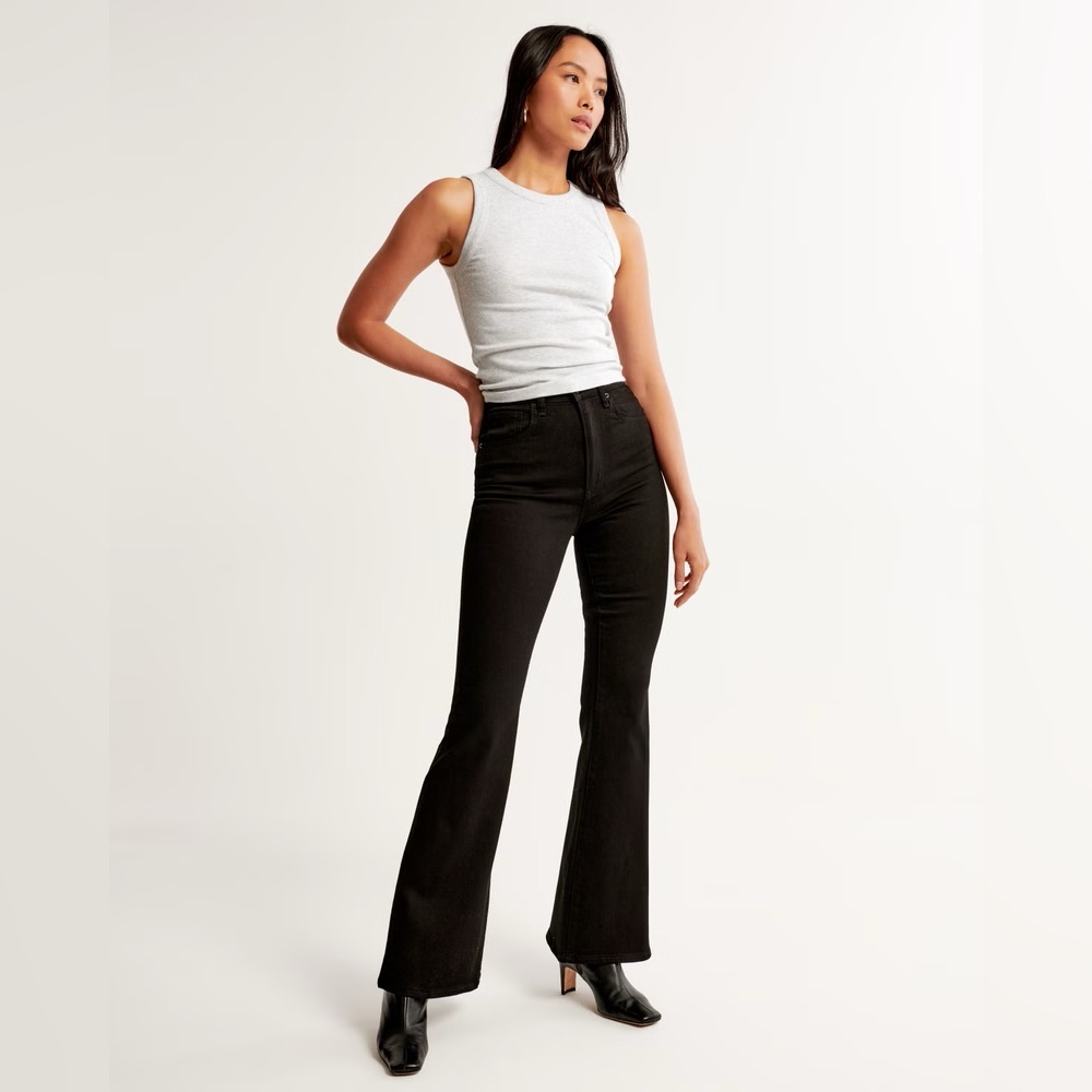 Abercrombie & Fitch Ultra High Rise Flare Jean